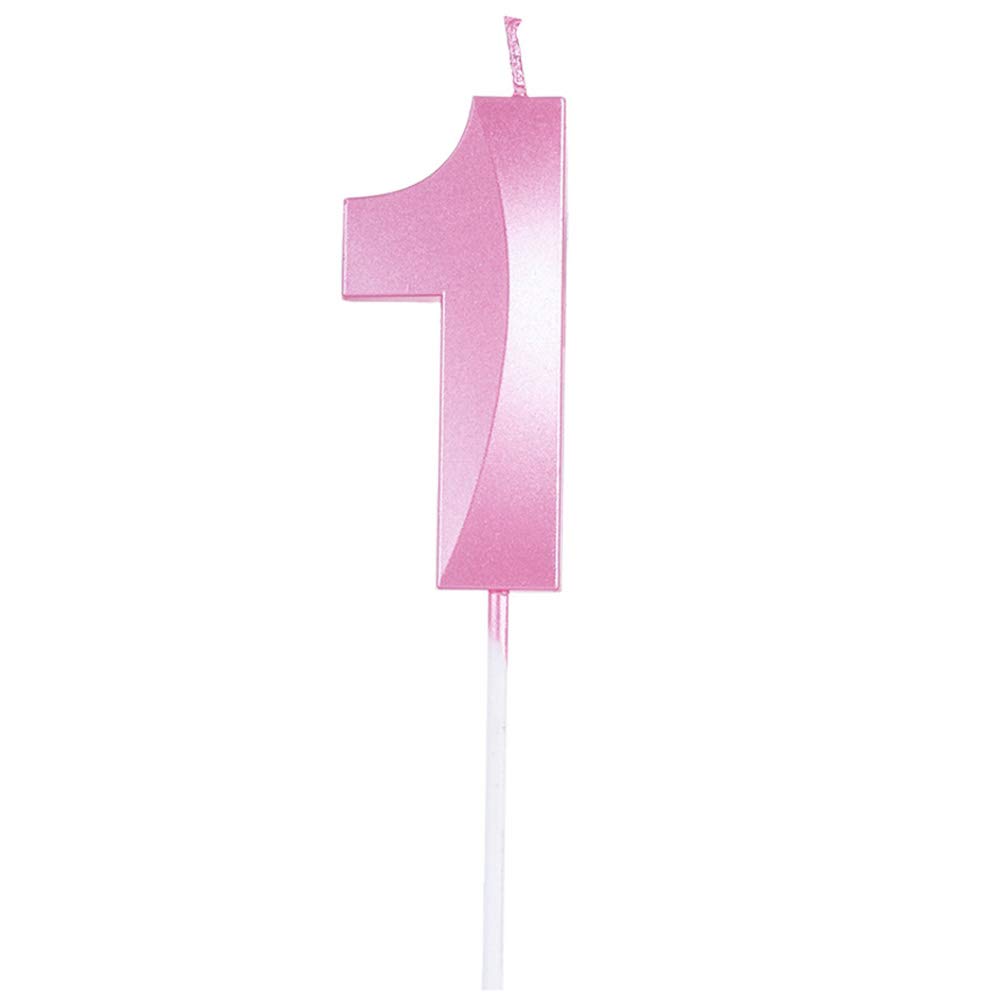 Extended Big Multicolor Number Candle