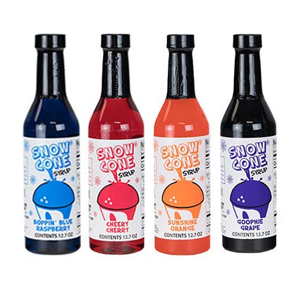 Sno-Cone Syrups 4-Pack (12.7oz)