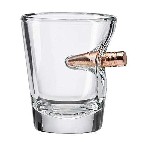 BenShot Shot Glass with Real .308 Bullet