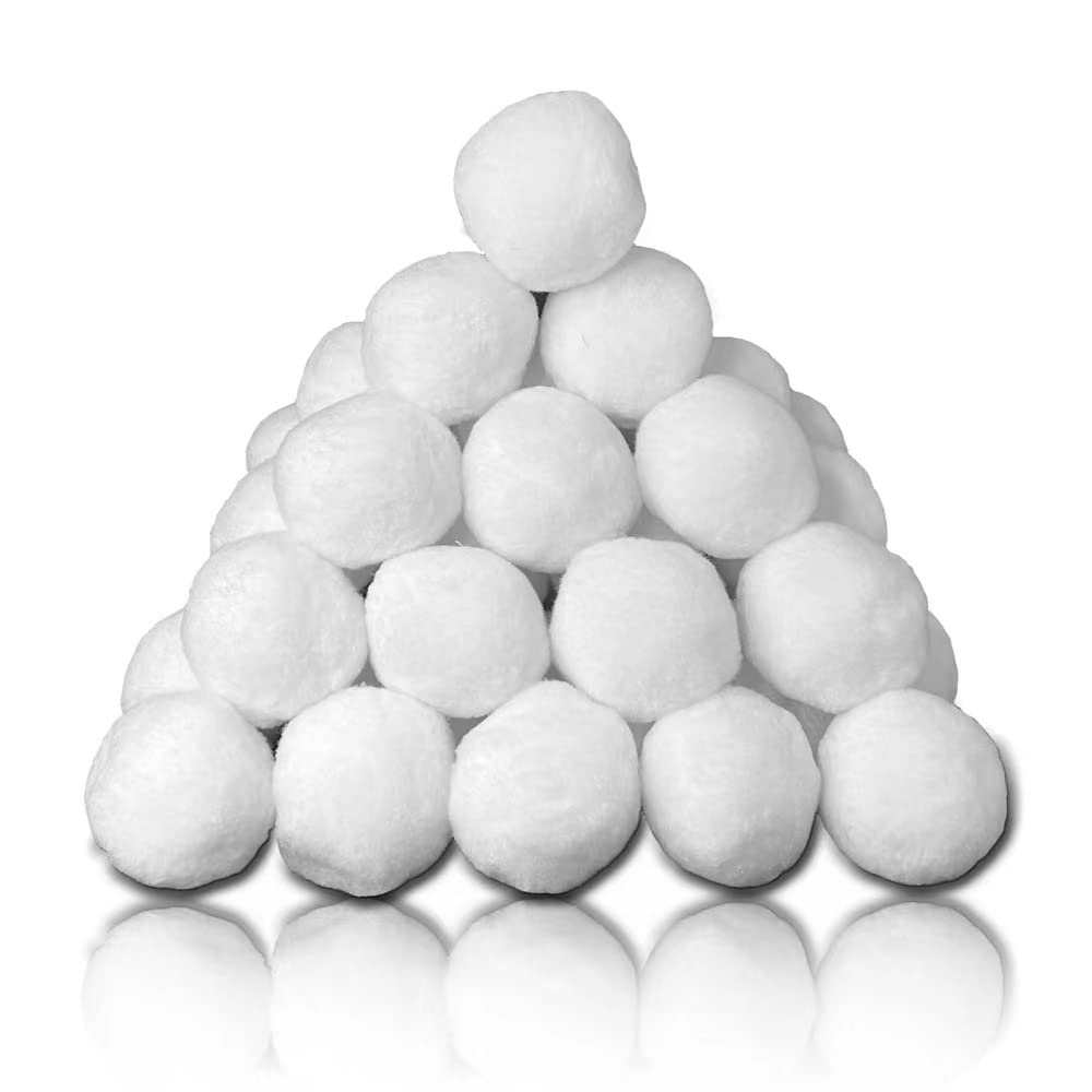 Supoice Large Fake Snow Balls (30-Pack)