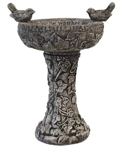 BestNest Athens Stonecasting Bird Bath