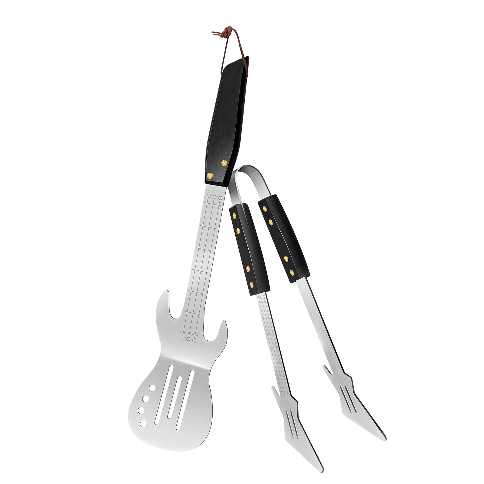 Pepki Guitar-Style 2-Piece BBQ Tools