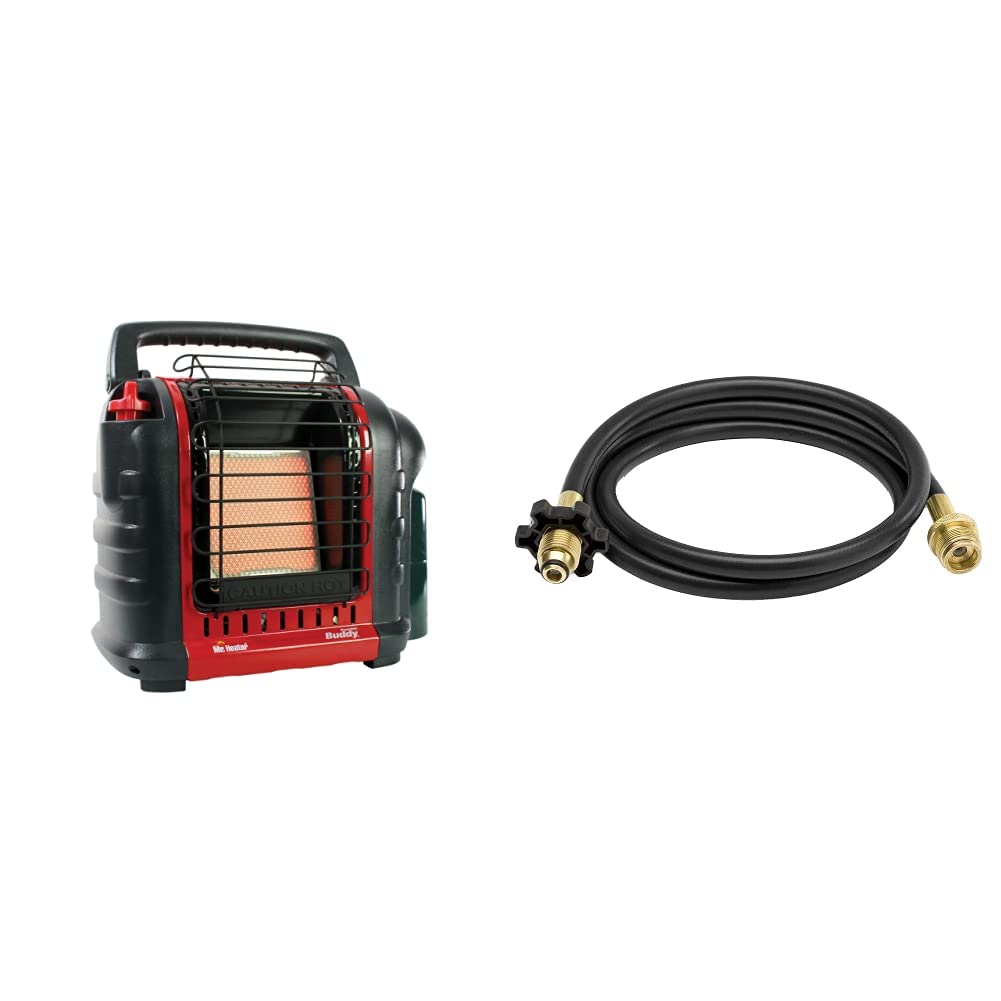 Mr. Heater MH9BX Portable Buddy + 10-ft Hose