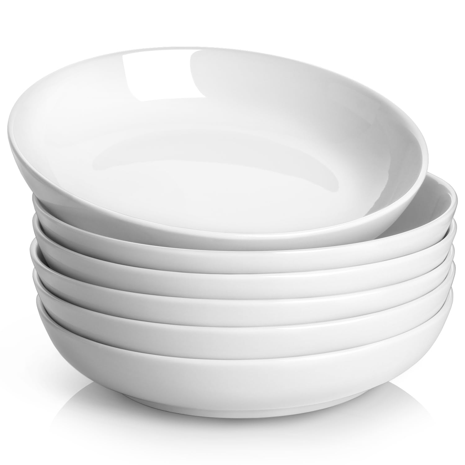 Y YHY Bone China 30oz Pasta Bowls (Set of 6)