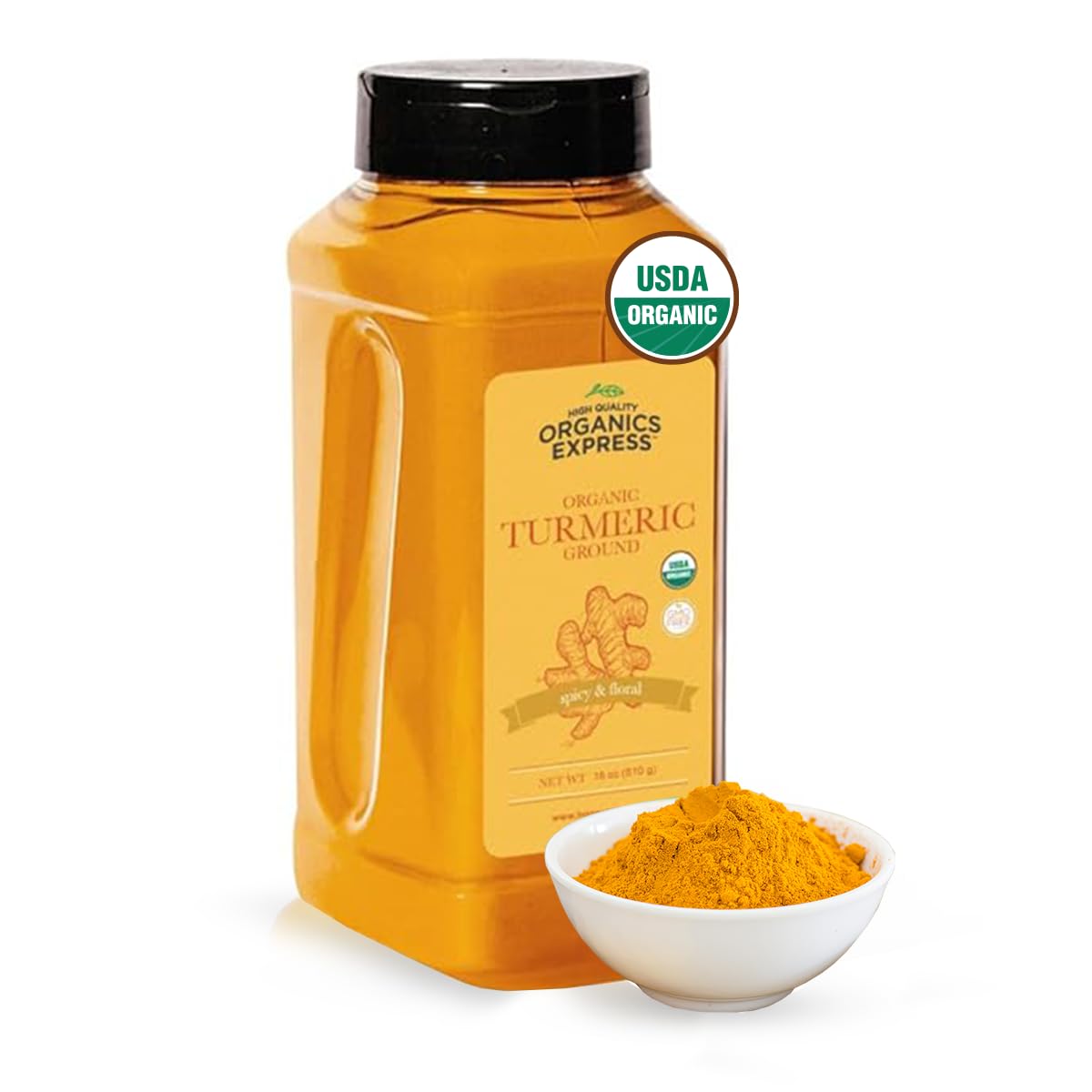 HQOExpress Organic Ground Turmeric