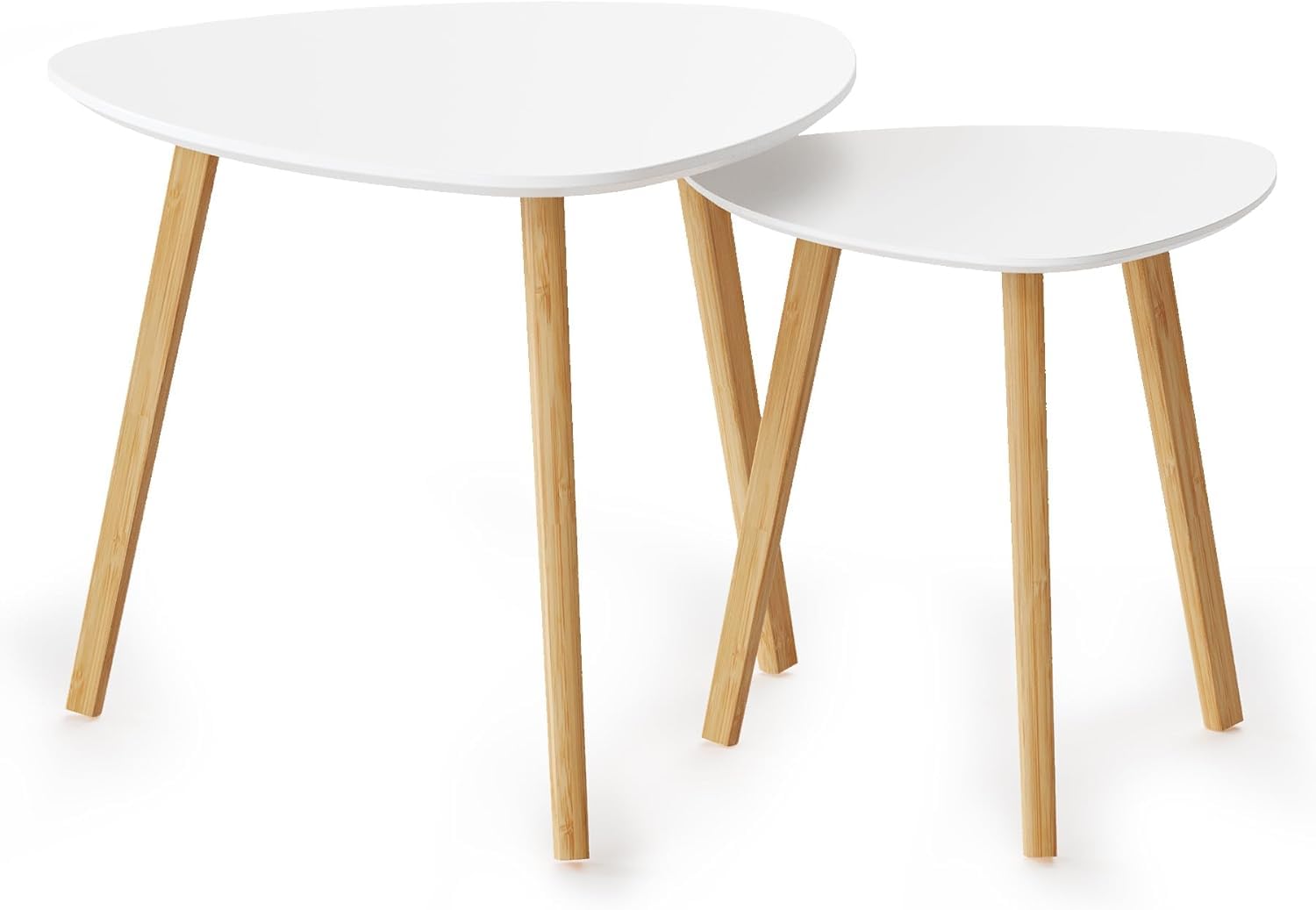 BAMEOS Bamboo Nesting Triangle Tables