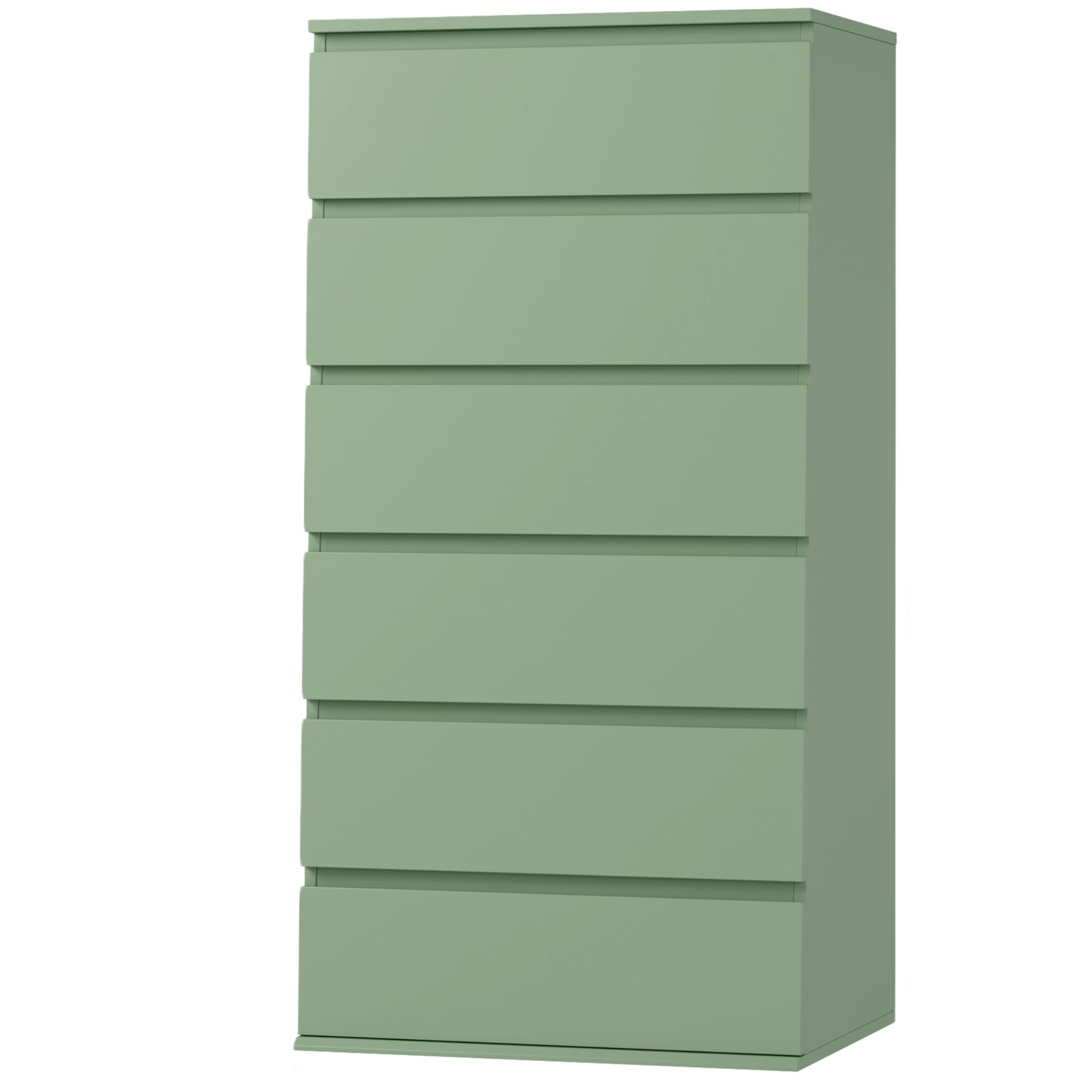 FOTOSOK 6-Drawer Tall Dresser