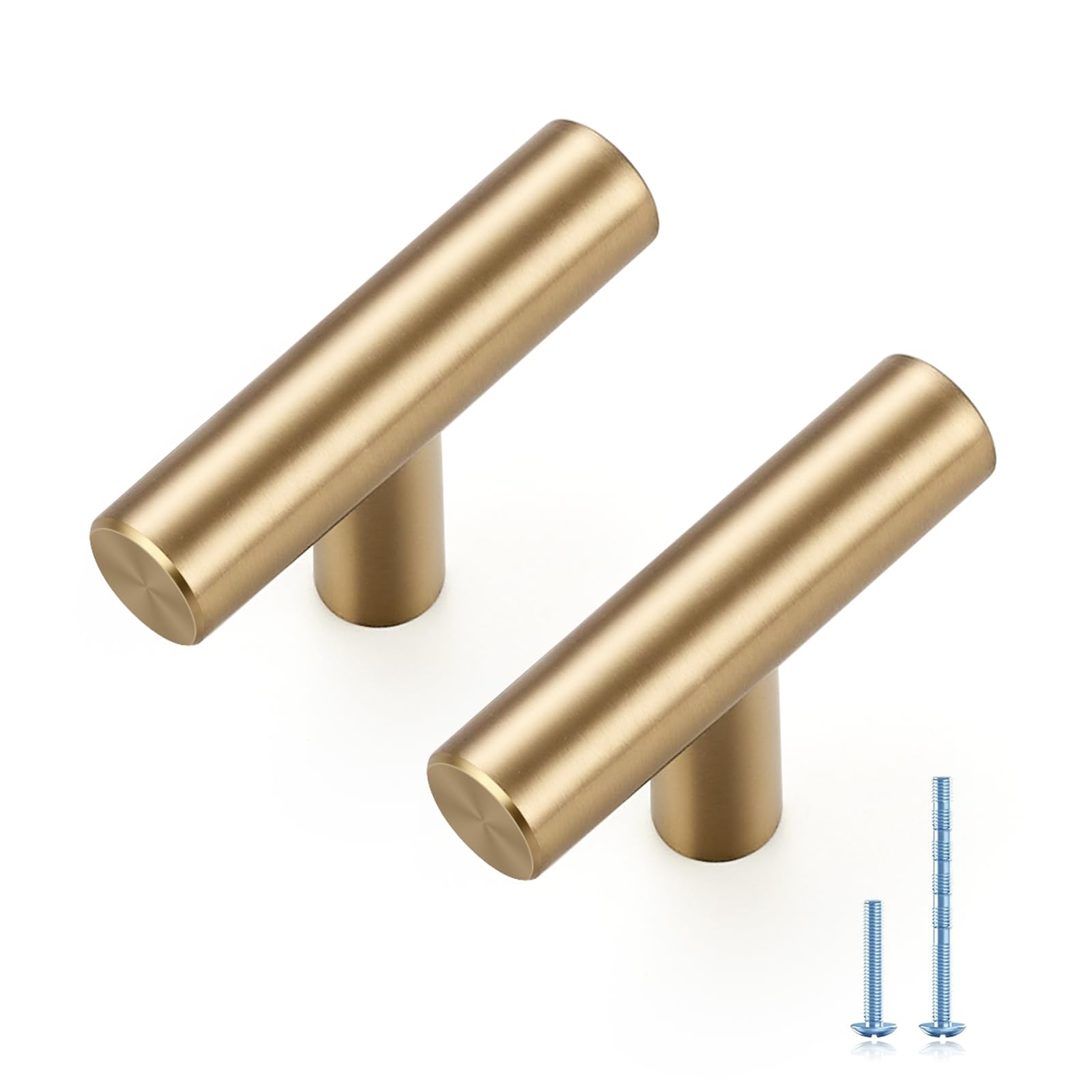 JOY DECOR 2" Champagne Bronze Single-Hole Knobs (25-Pack)