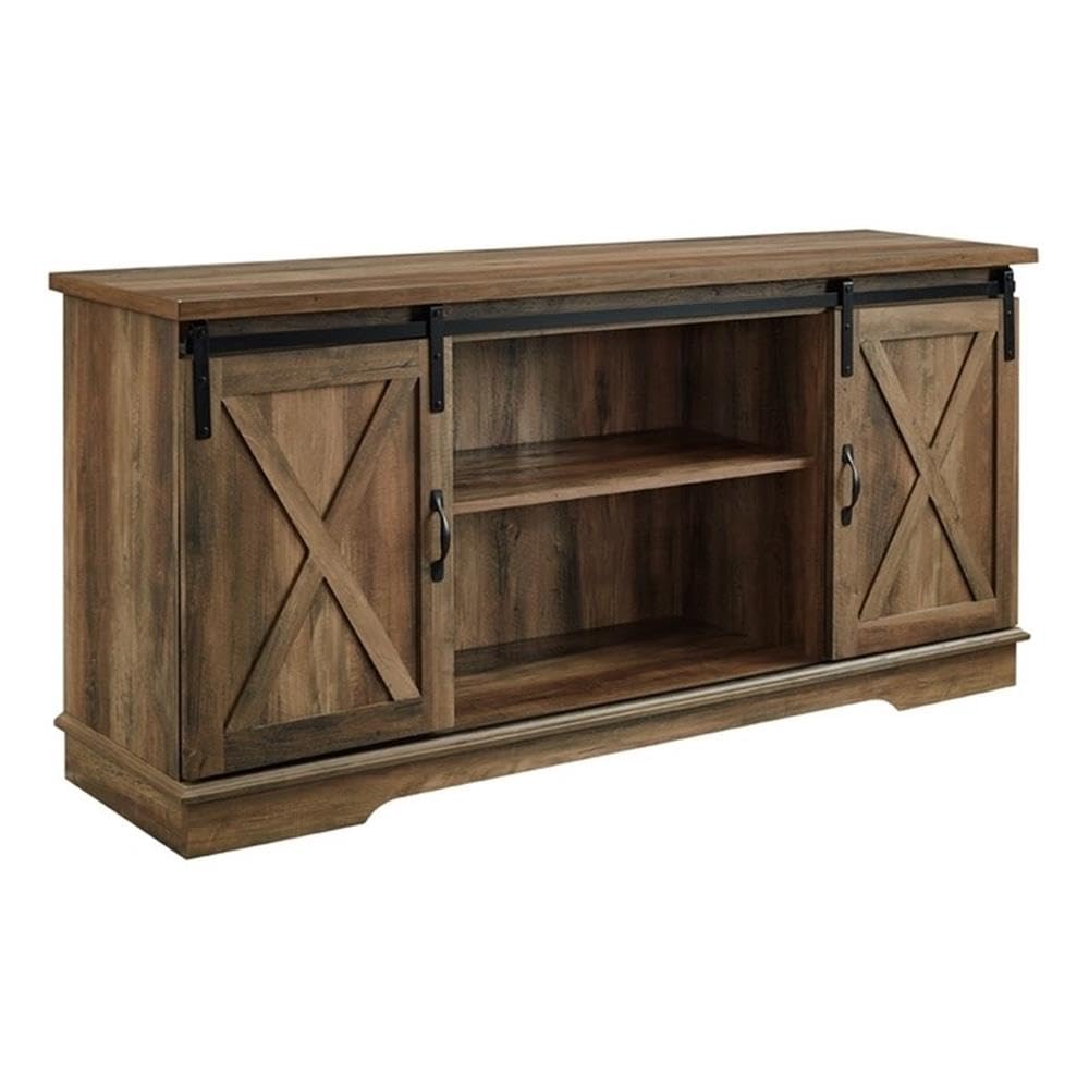 Walker Edison Richmond Sliding Barn Door TV Stand