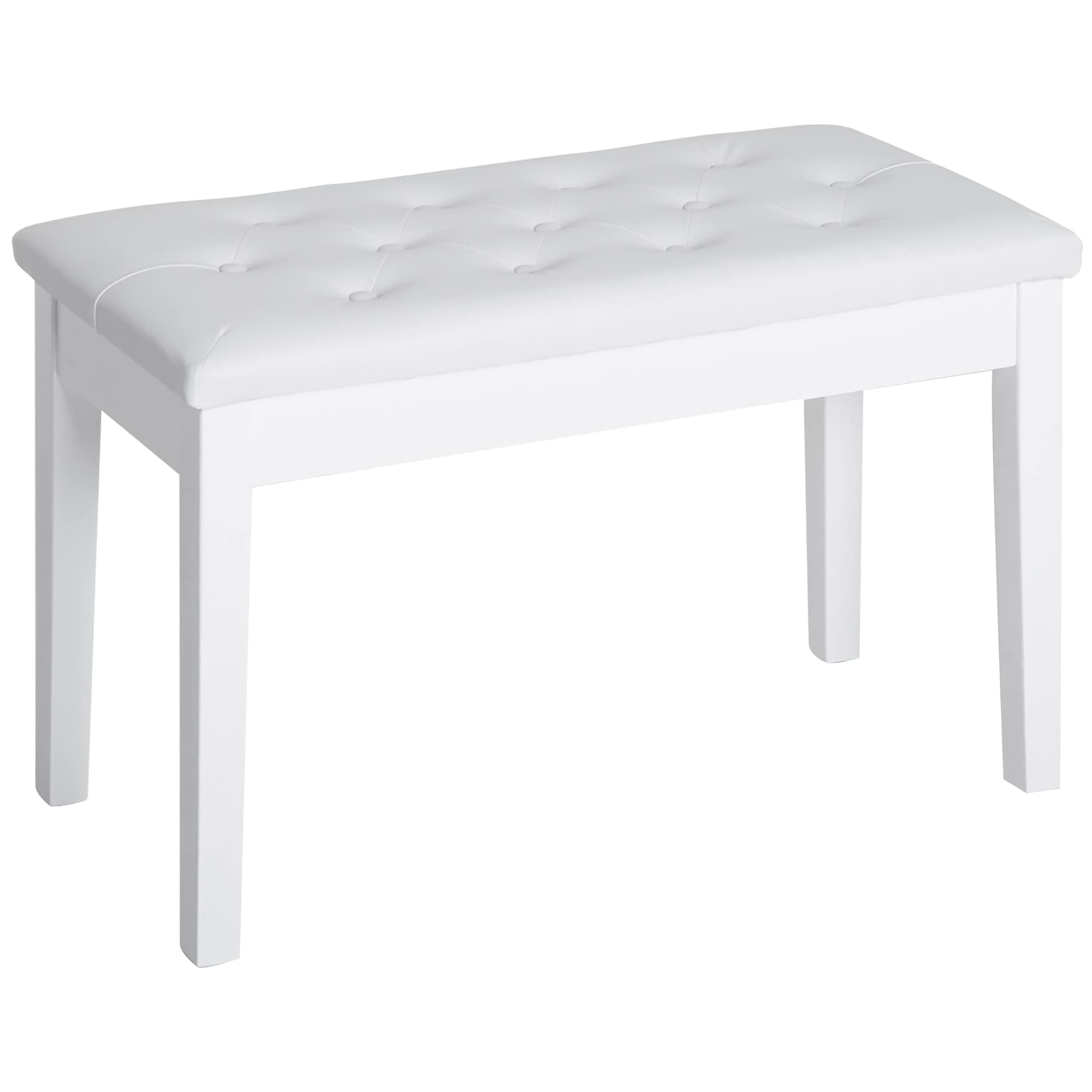 HOMCOM Duet Piano Bench (Button Tufted)