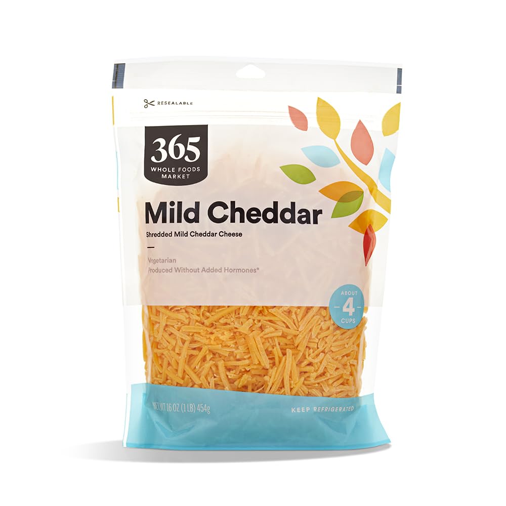 365 Mild Shredded Cheddar