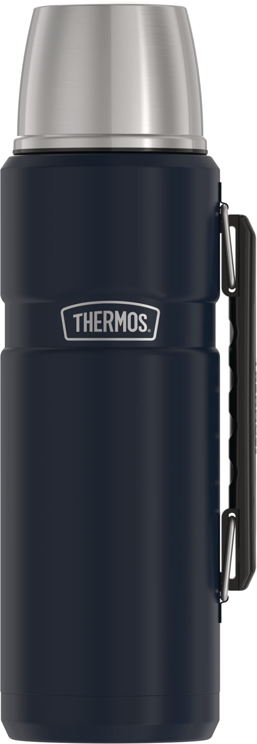 THERMOS Stainless King Vacuum-Insulated Beverage Bottle, 40 oz Midnight Blue