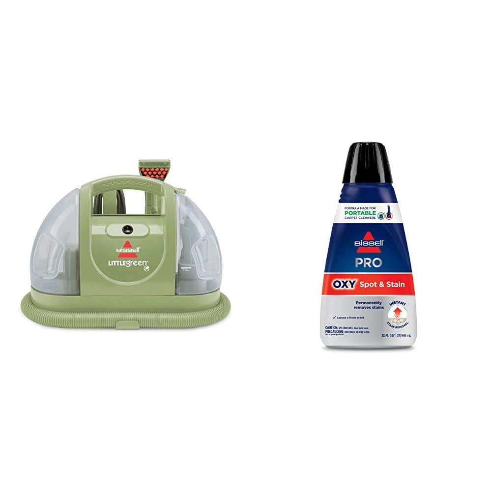 BISSELL Little Green Multi-Purpose Portable Carpet Cleaner + Formula