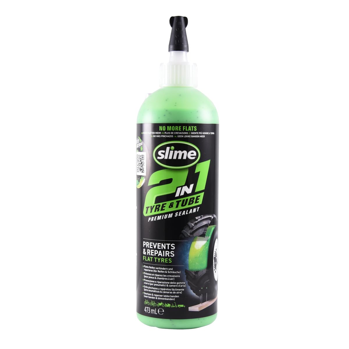 Slime 2-in-1 Tire & Tube Sealant 16oz