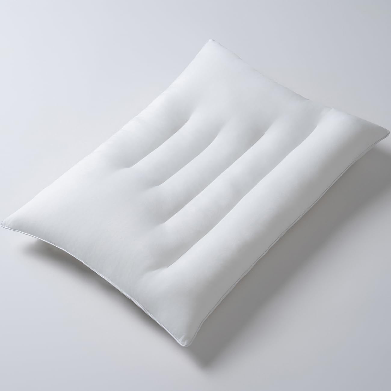 Pozino Flat Thin Pillows for Sleeping — 2.5" Ultra Low Queen Pillow (1 Pack)