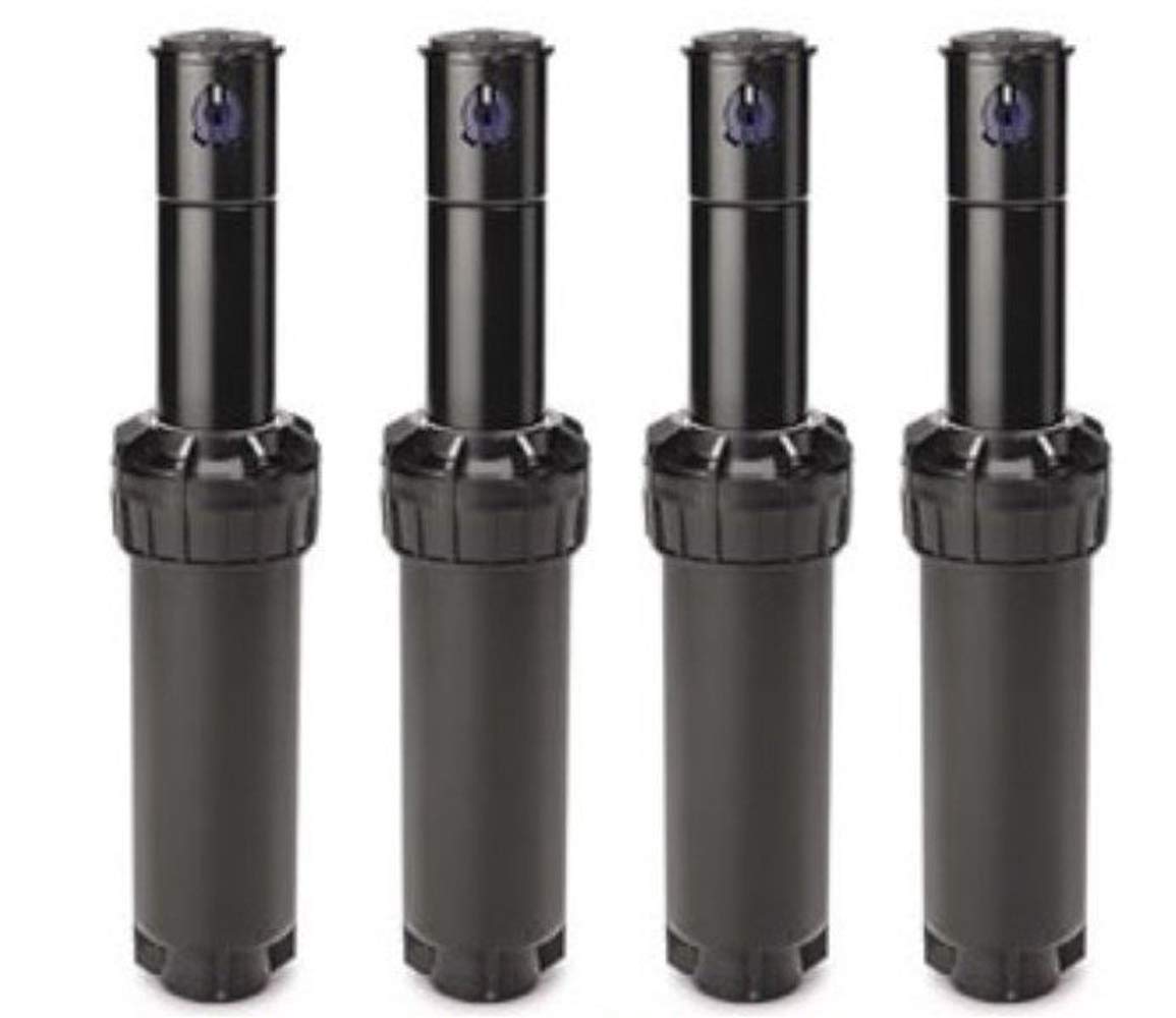 Rain Bird 5000 Rotor Heads — 4-Pack (Top-Adjust, Nozzles Installed)
