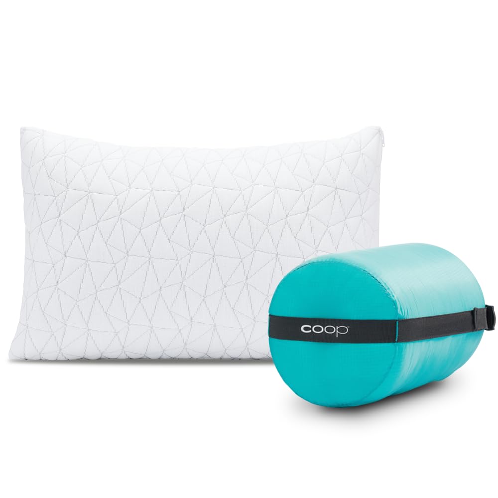 Coop Home Goods Original Travel and Camping Adjustable Pillow (Small)