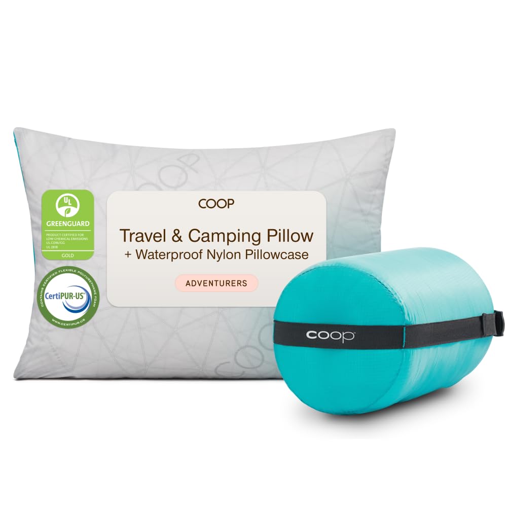 Coop Home Goods Adjustable Travel Pillow