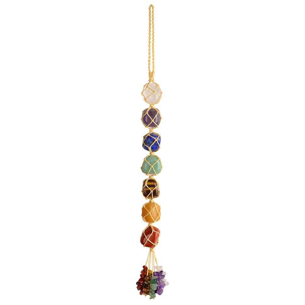7-Chakra Gemstone Hanging Ornament