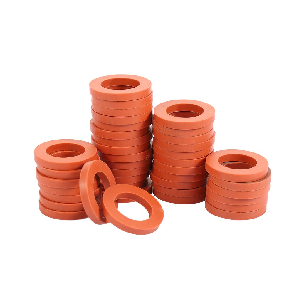 Heavy-Duty Rubber Hose Washers (40 Pack)