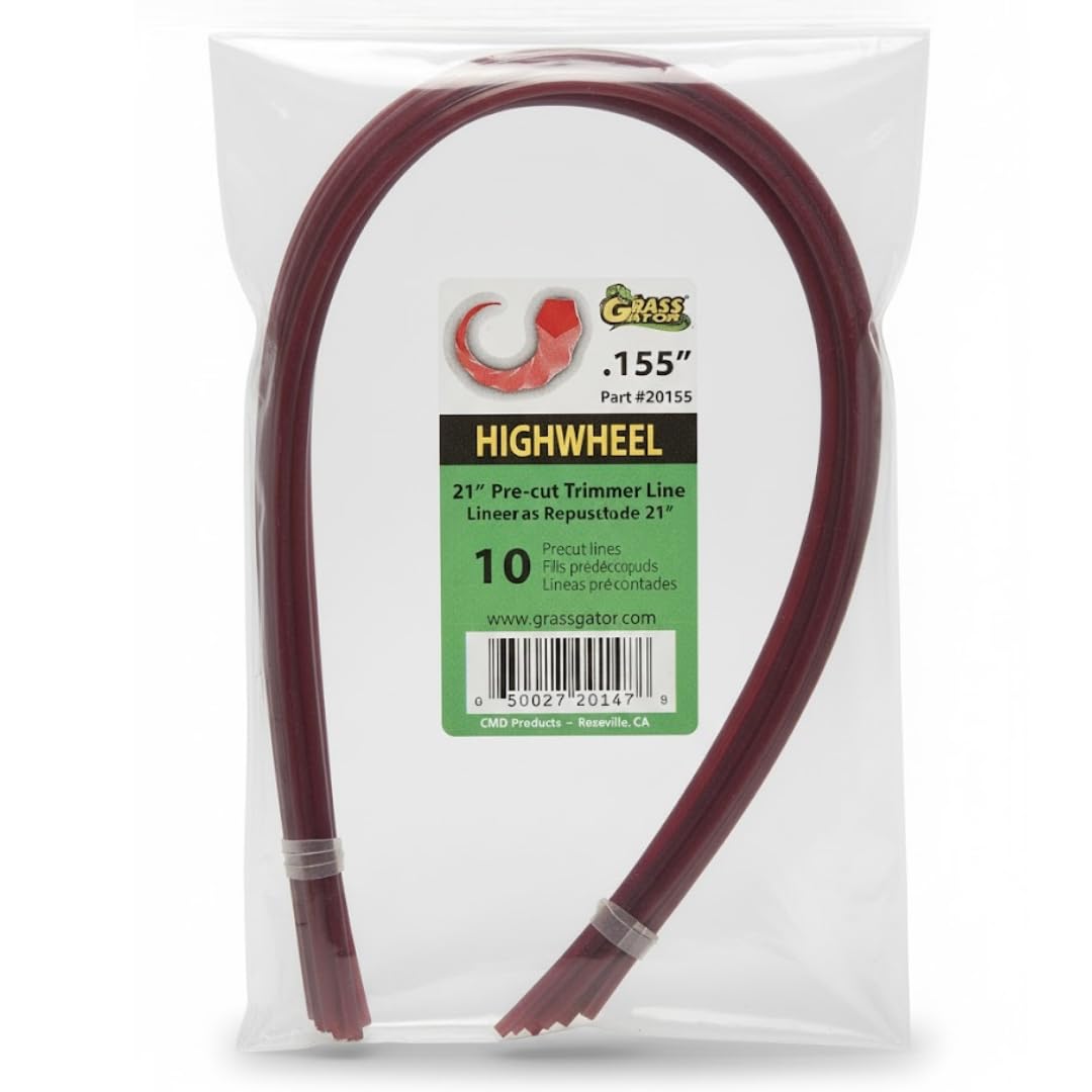 Grass Gator Pre-Cut .155 Red Trimmer Line (21")