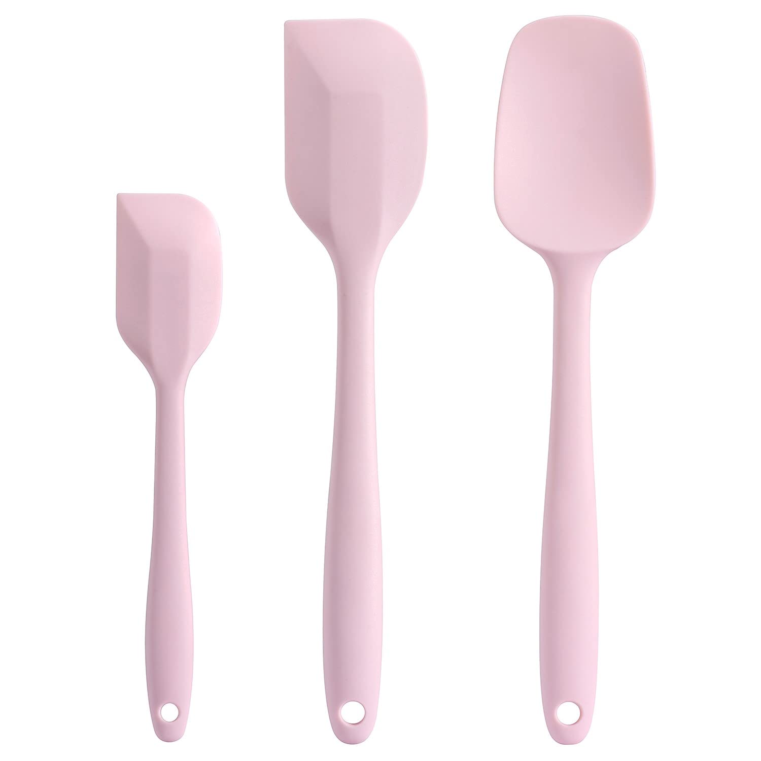 Cooptop 3‑Piece Silicone Spatula Set
