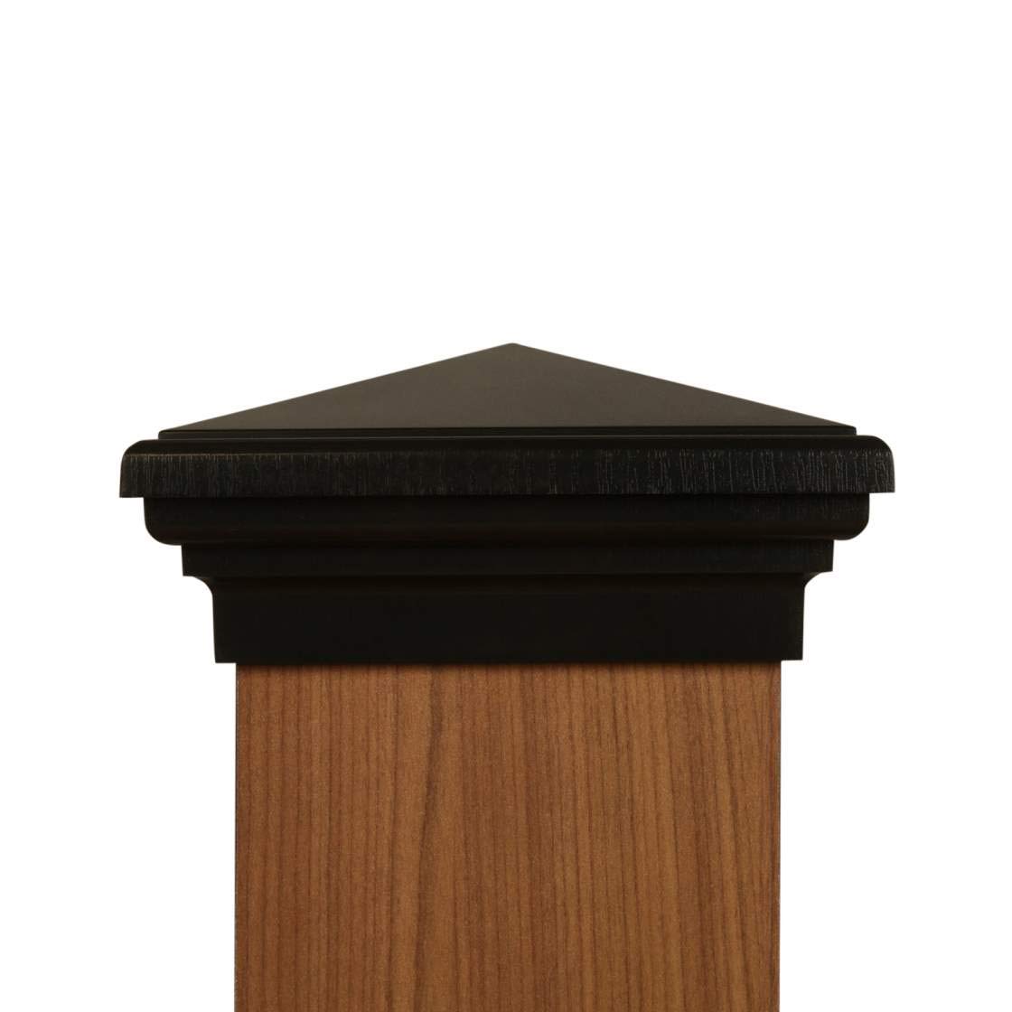 Atlanta Post Caps Pyramid 6x6 Black