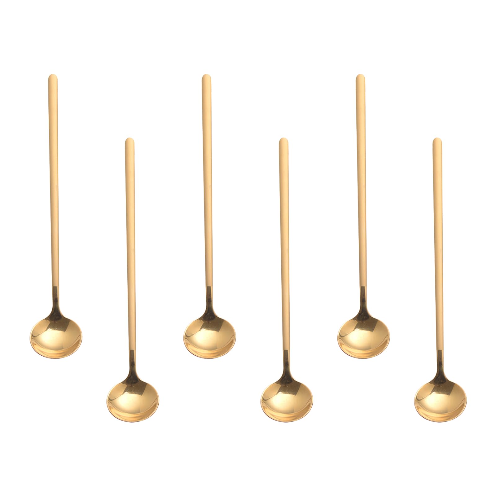 Sweejar 6.7-inch Espresso Spoons (Gold)