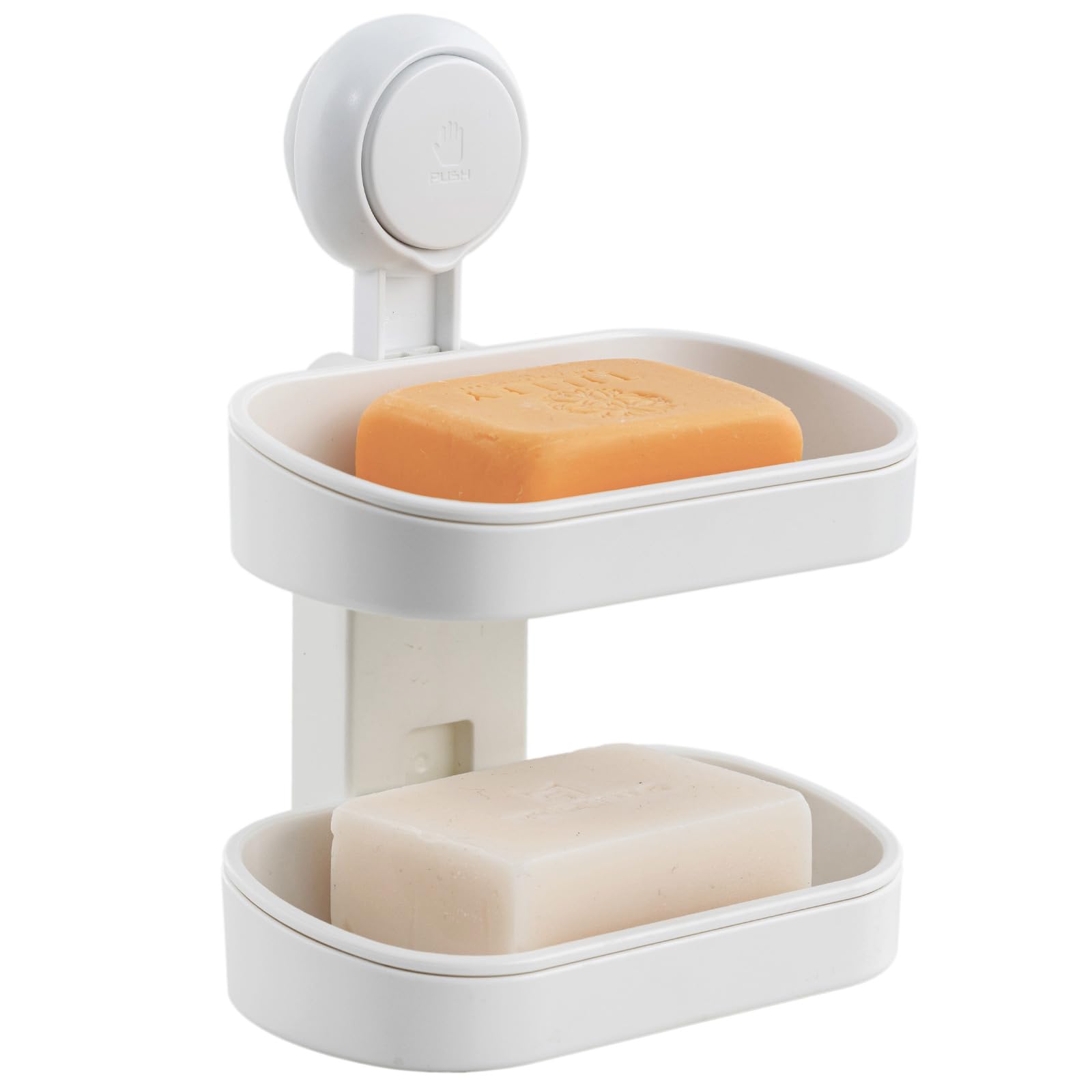 LEVERLOC Double-Layer Suction Soap Holder