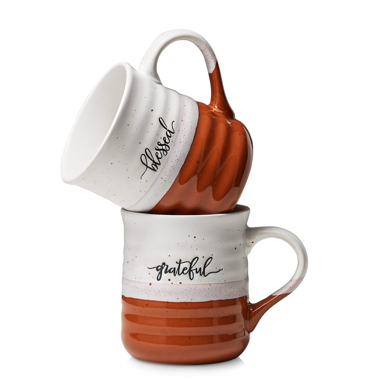 DOWAN 18 oz Large Ceramic Mug Set