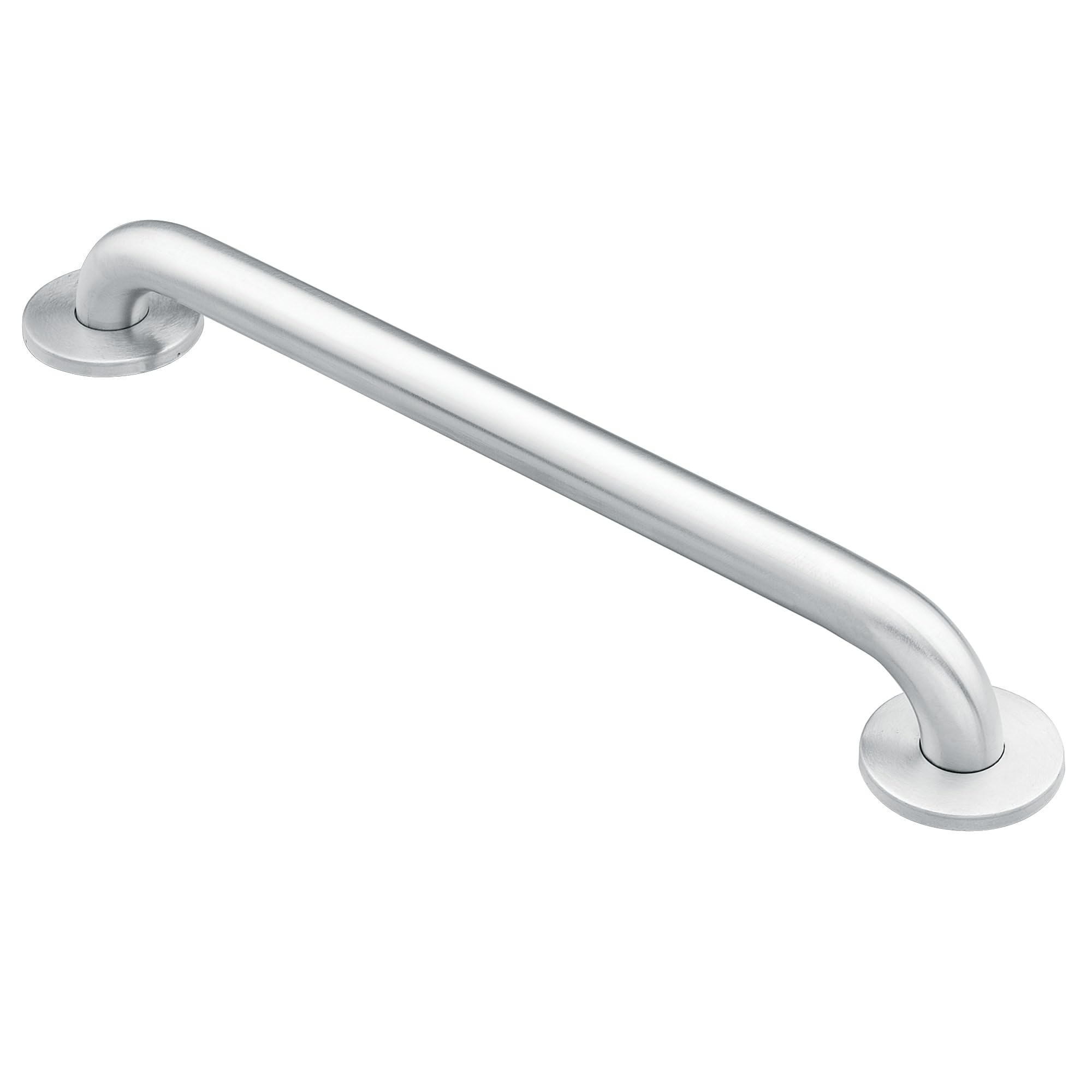 Moen Home Care Bathroom Safety 24 Inch Stainless Steel Handicap Grab Bar for Bathtub and Shower, Heavy Duty Handle, Elderly Assistance Product with Concealed Screws, 8724 Stainless Steel 24 Inch Grab Bar