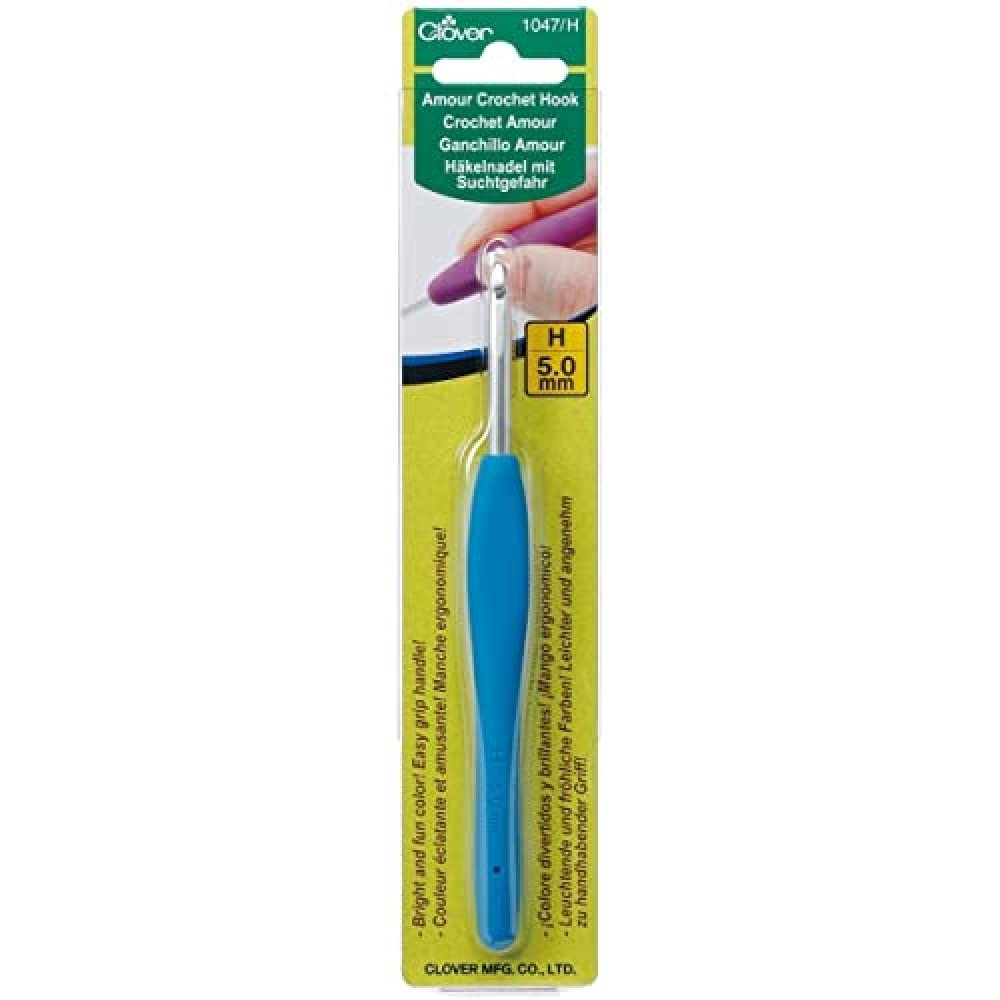 Clover Amour Crochet Hook, Size H (5.0mm)