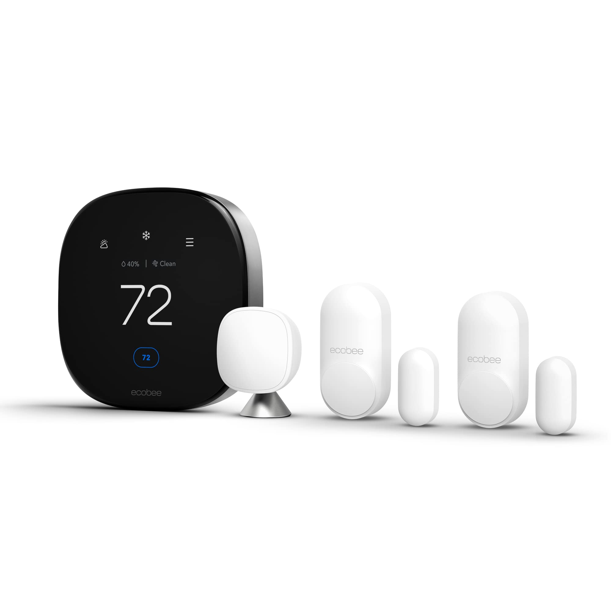 ecobee Smart Thermostat Premium with SmartSensor & Door/Window Sensors