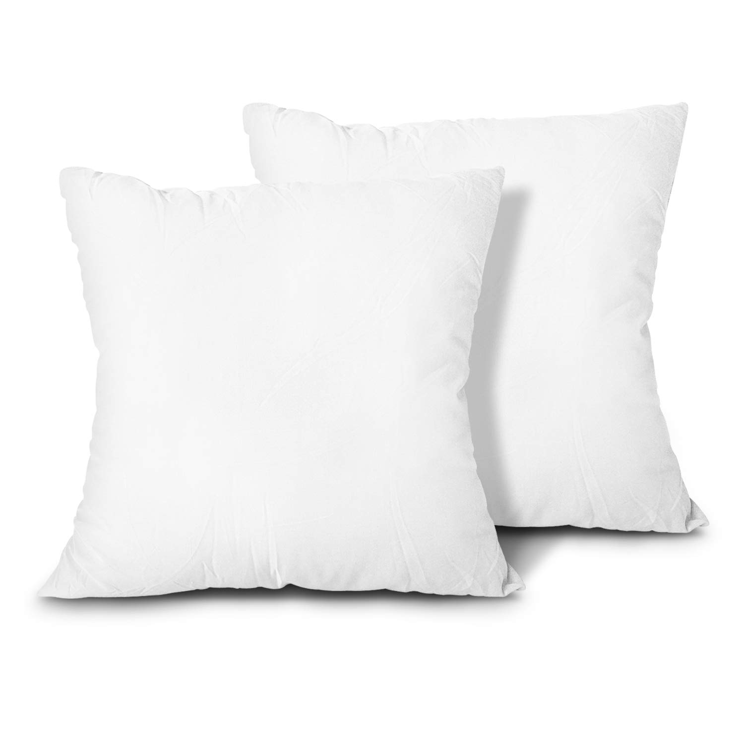 EDOW 18x18 Throw Pillow Inserts (Set of 2)