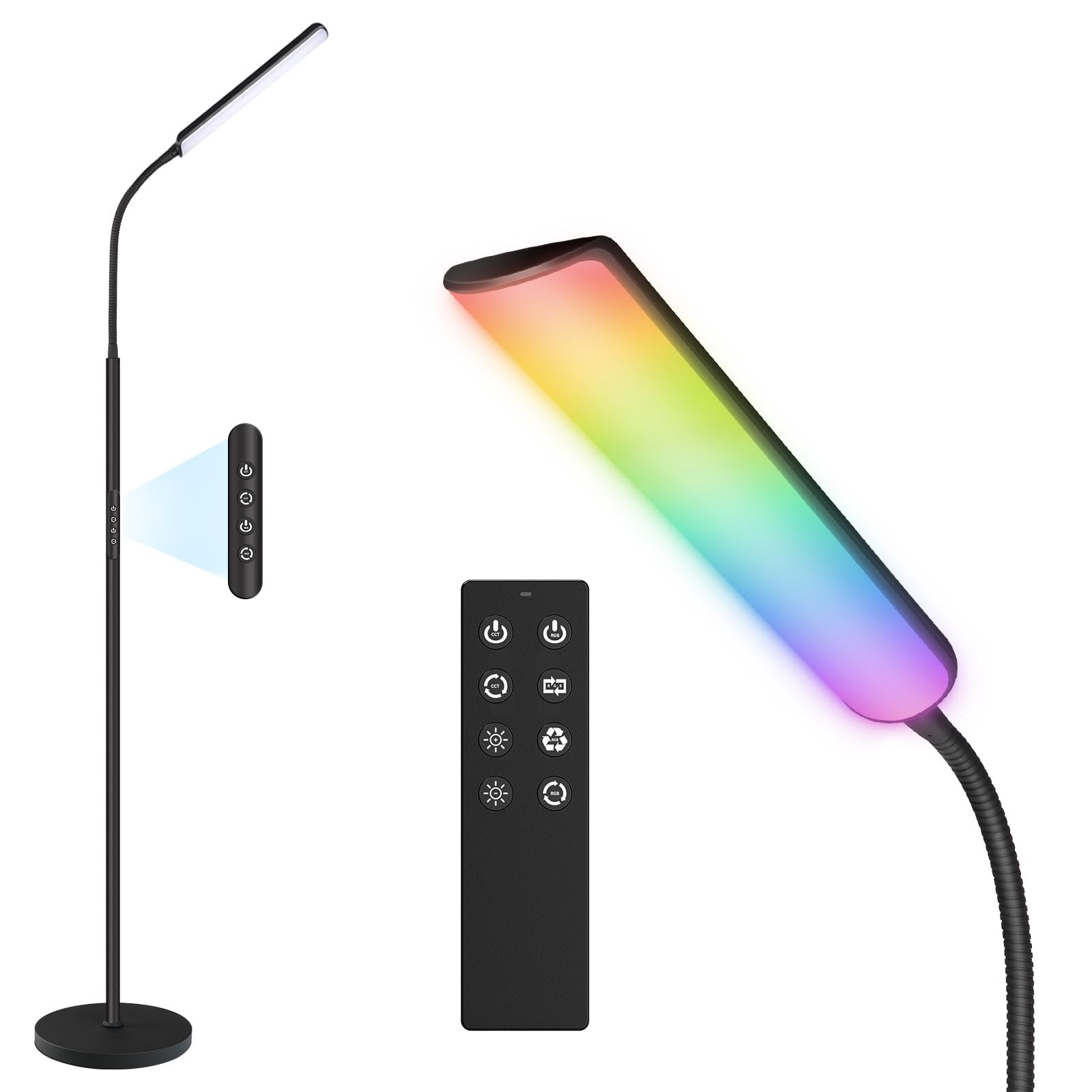 Dimunt LED RGB Corner Floor Lamp