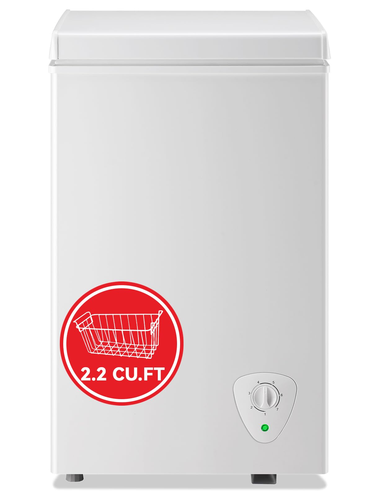 WANAI 2.2 Cu Ft Mini Chest Freezer