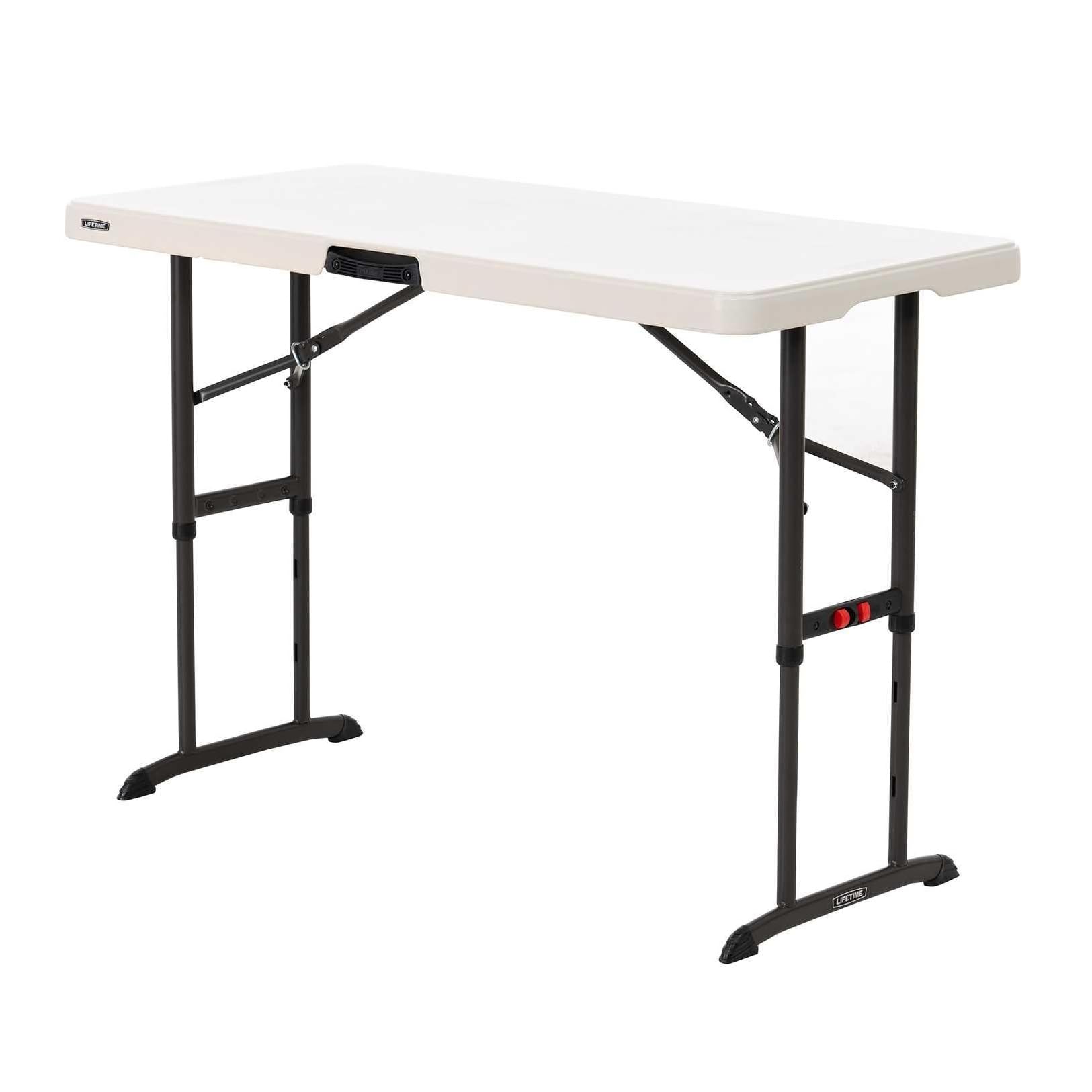 LIFETIME 4‑Foot Commercial Adjustable Table