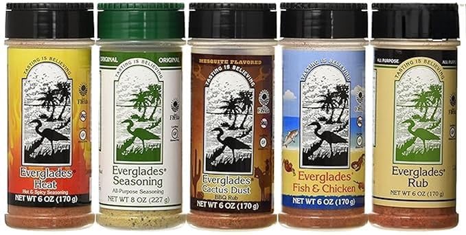 Everglades Seasoning Sampler Pack (5 flavors)