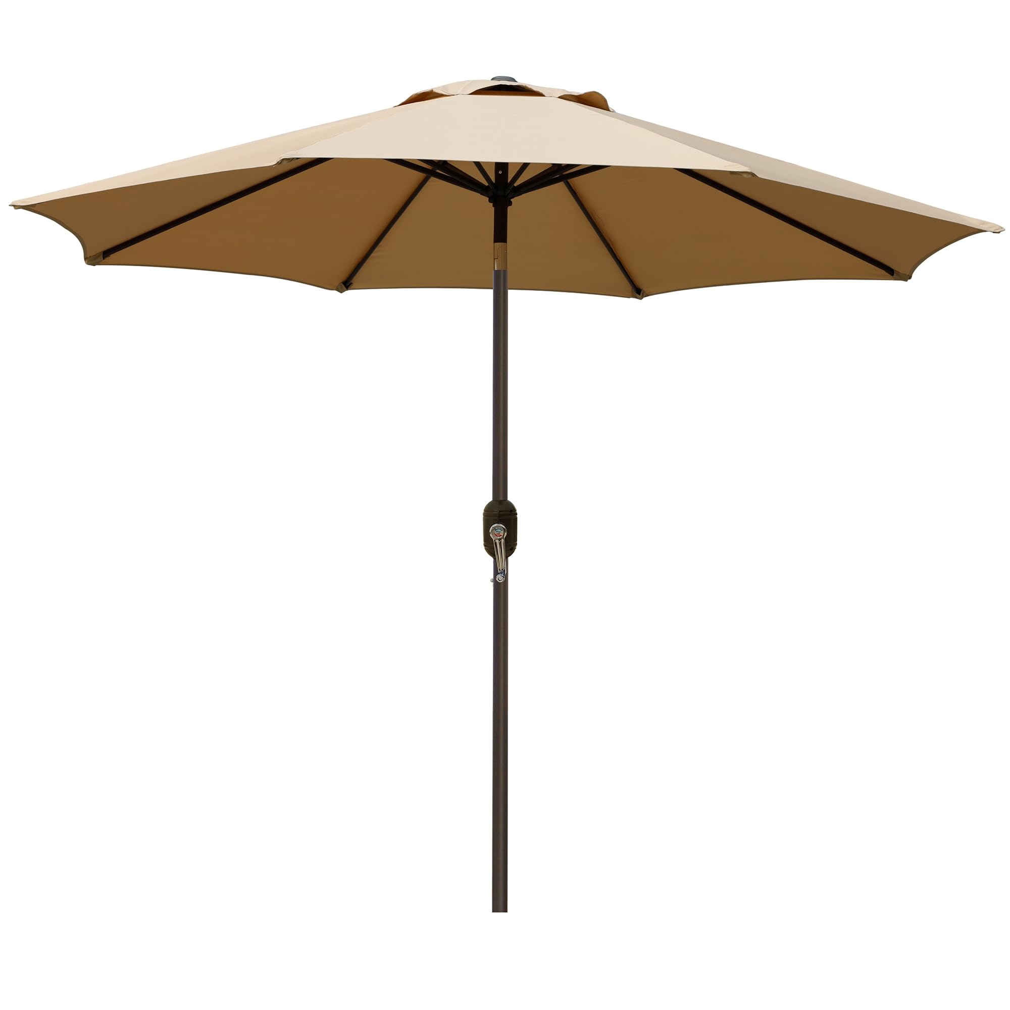 Blissun 9' Outdoor Patio Umbrella — TAN