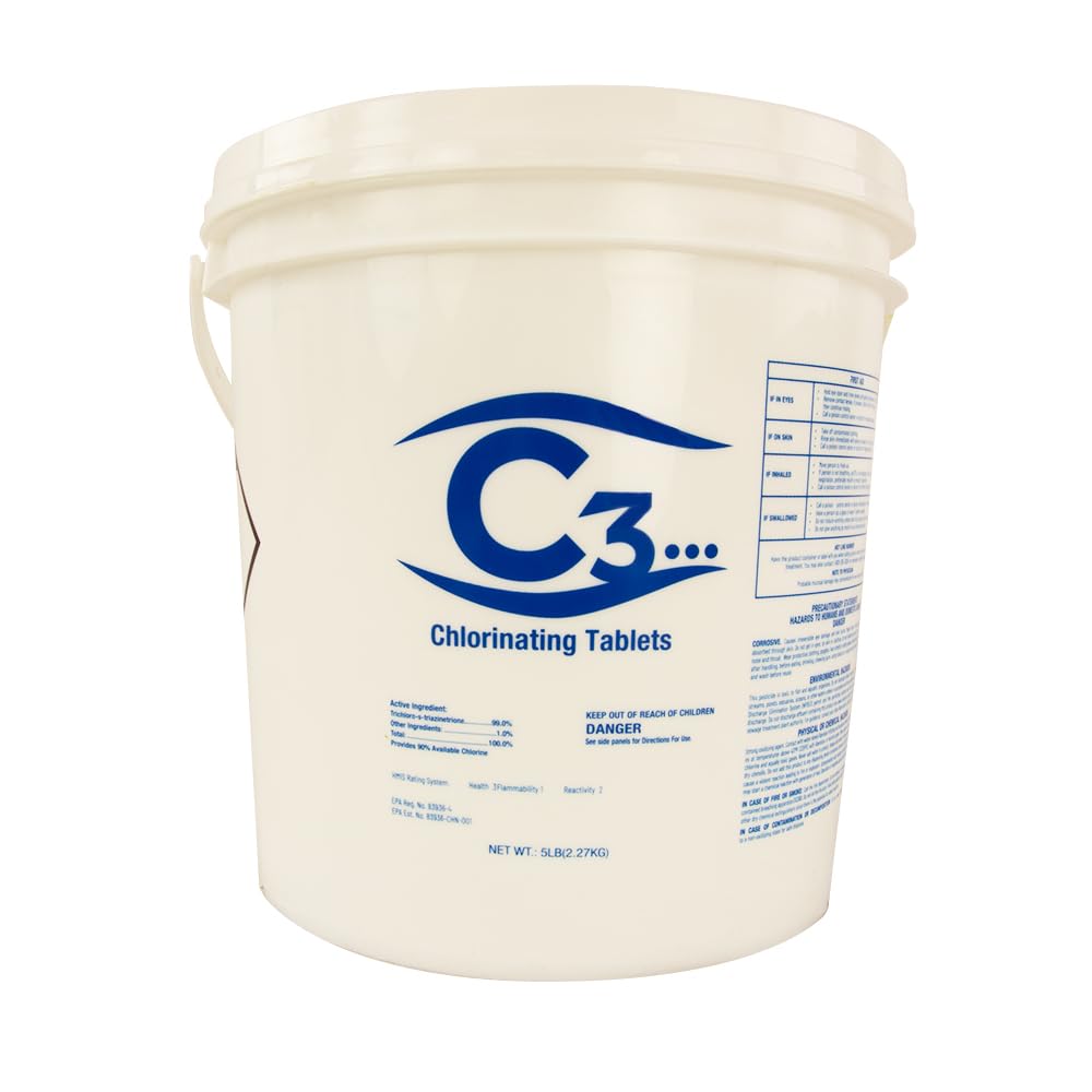 C3 Stabilized 1" Chlorine Tablets
