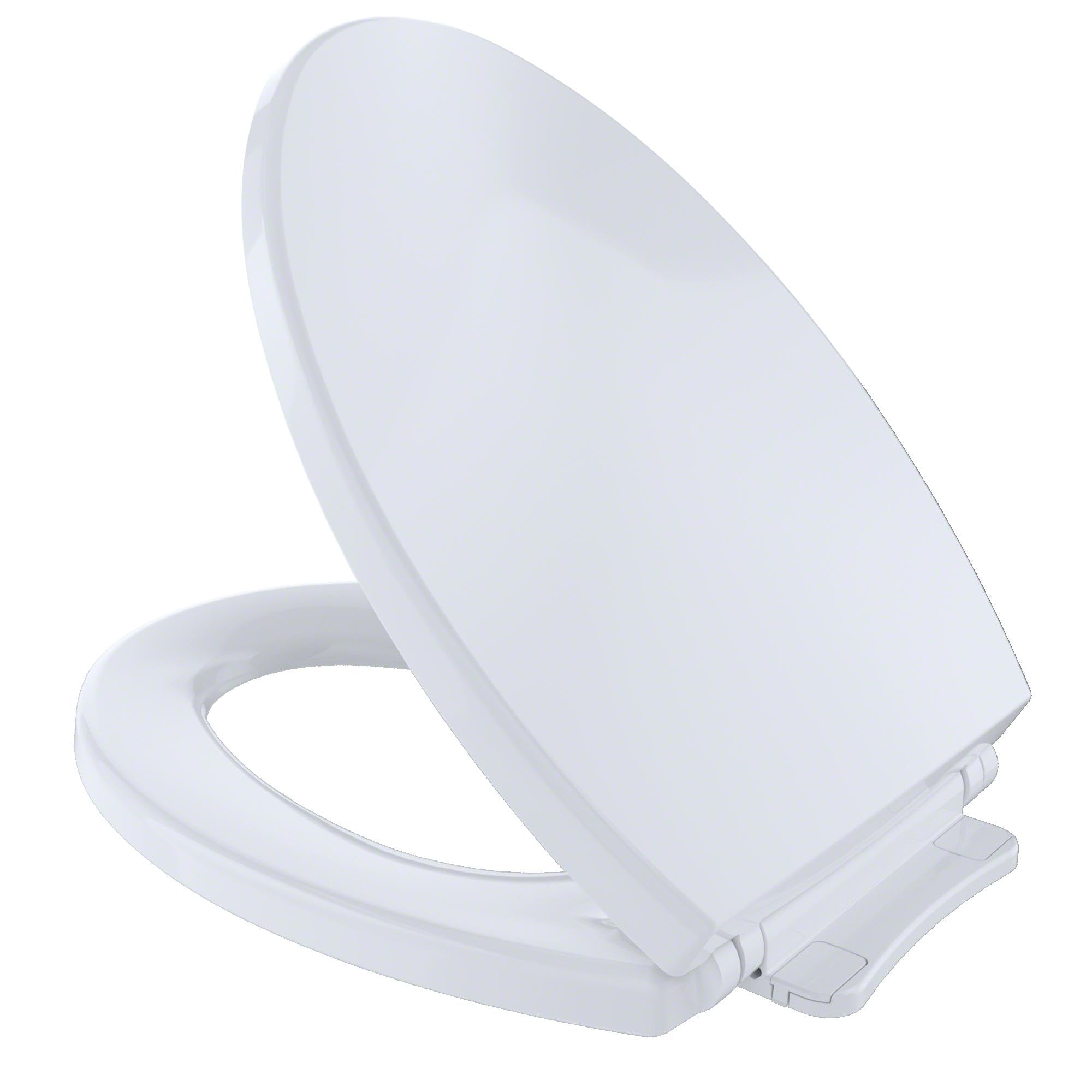 TOTO® SoftClose® Slow Close Elongated Toilet Seat and Lid, Cotton White - SS114#01 Cotton White Elongated Seat
