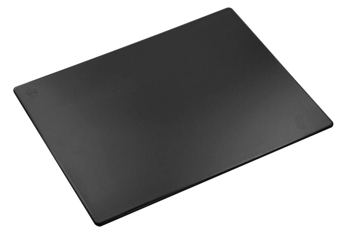 Thirteen Chefs Extra Large 24 x 18 Black Cutting Board, 0.5 Inch Thick HDPP, NSF Certified for Food Service and Professional Kitchens