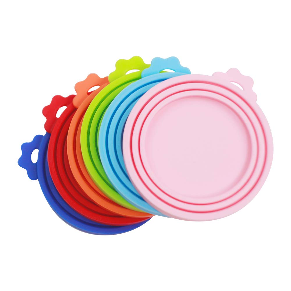 Silicone Can Lids — 6-Pack Color Set