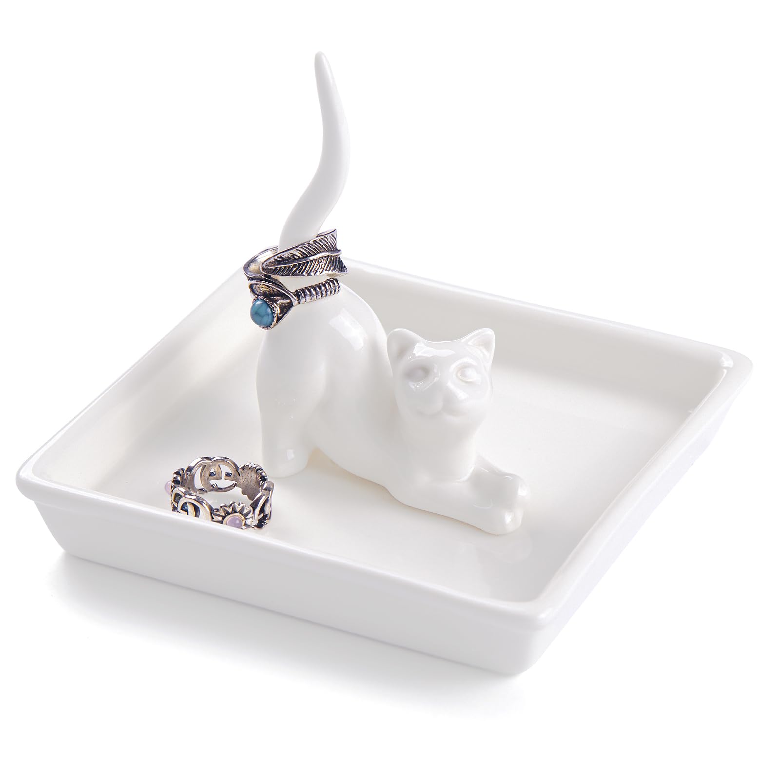 PUDDING CABIN Cat Ring Dish