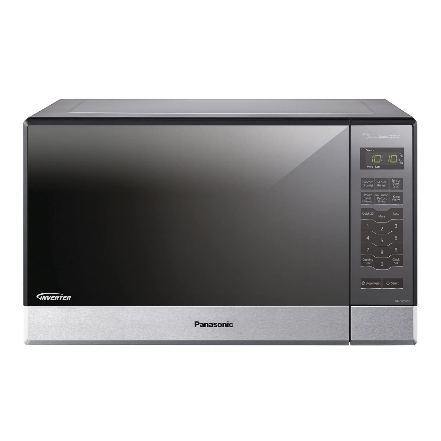 Panasonic NN-SN686S — 1.2 cu ft, 1200W Inverter Microwave