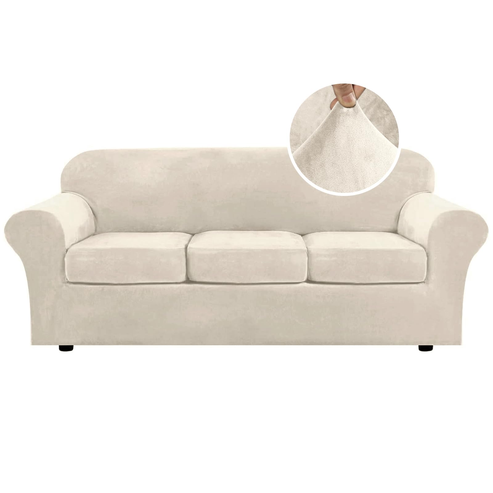 H.VERSAILTEX Velvet Plush Slipcover