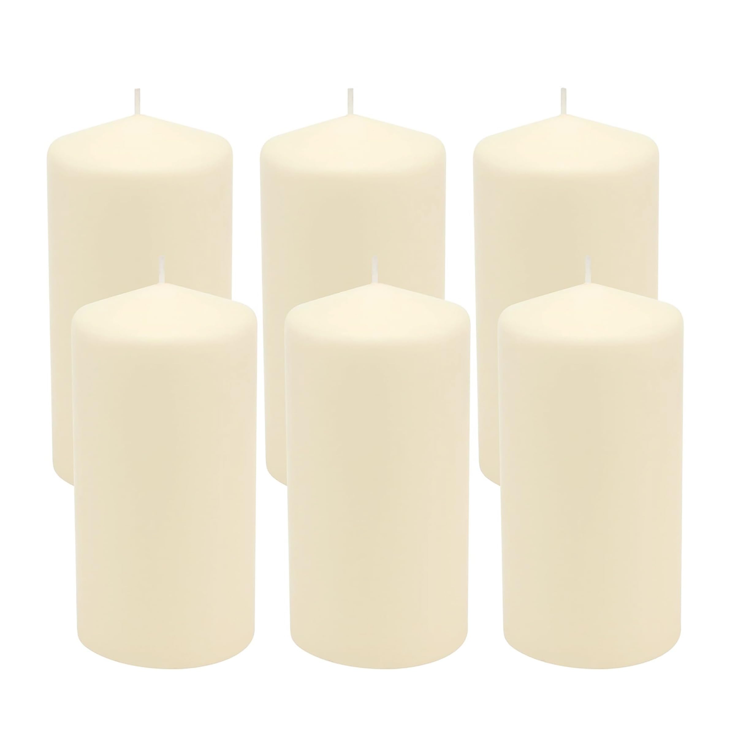 Stonebriar 3 x 6 Ivory Pillar Candle