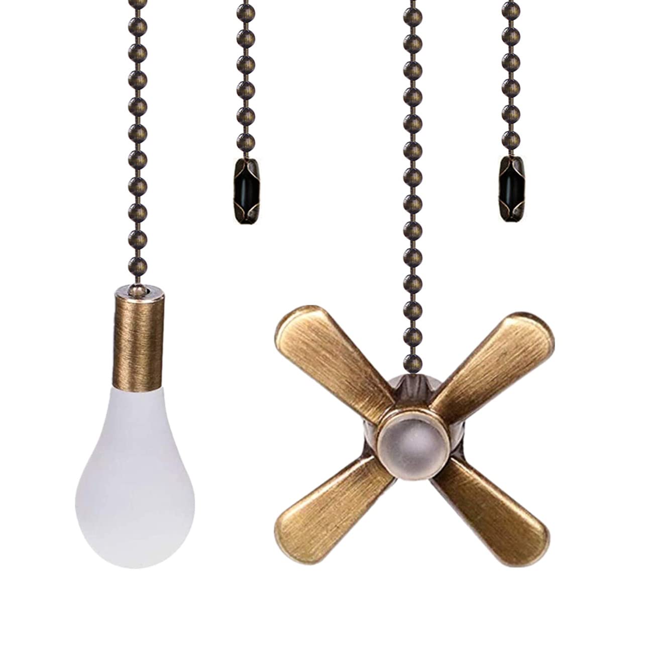 Decorative Fan & Light Pull Chain Set