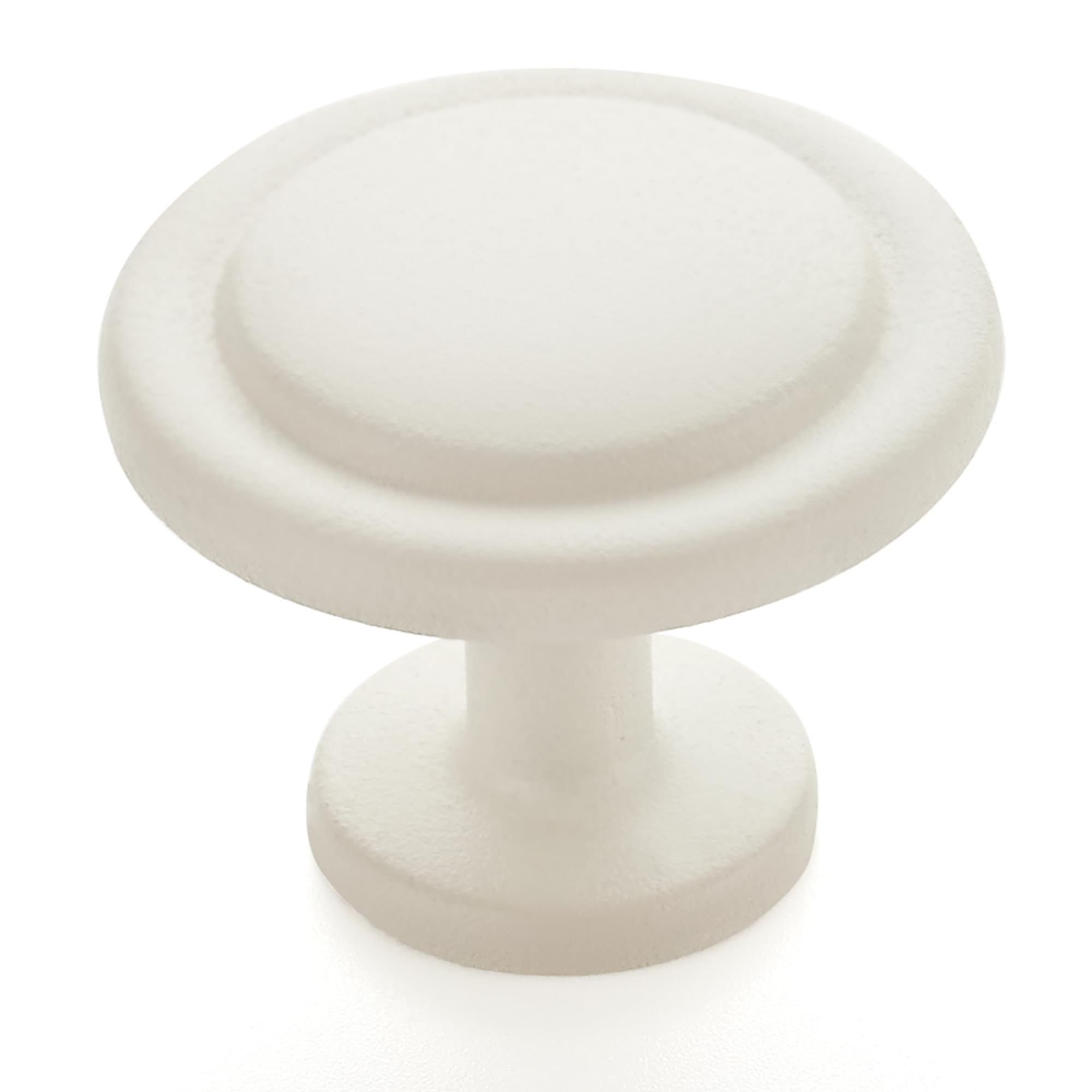 Ravinte 1-1/4in White Frosted Cabinet Knobs