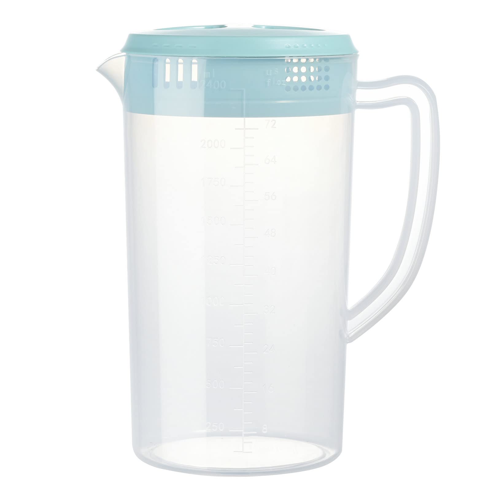 BPA-Free Plastic Pitcher with Multi-Spout Lid (81 oz)